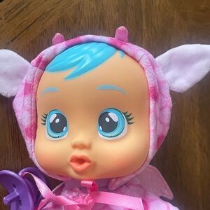 Cry Baby doll real tears dragon suit